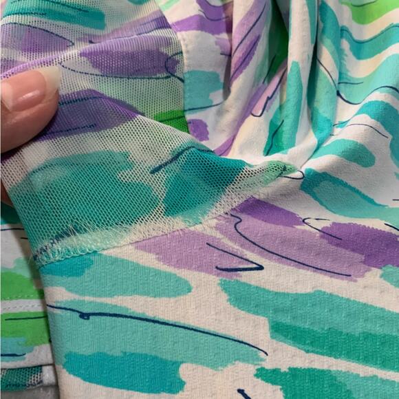 IBKUL women's medium SPF tunic shirt long sleeve Turquoise, Purple, Light Green - Picture 7 of 10